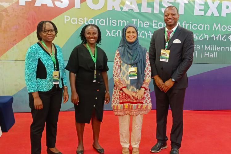 From left to right Leanne Nyawira Kamau, Rabecca Kavithe Ndeto, Dr. Shazia Chaundry and Japheth Musau Kasimbu. 