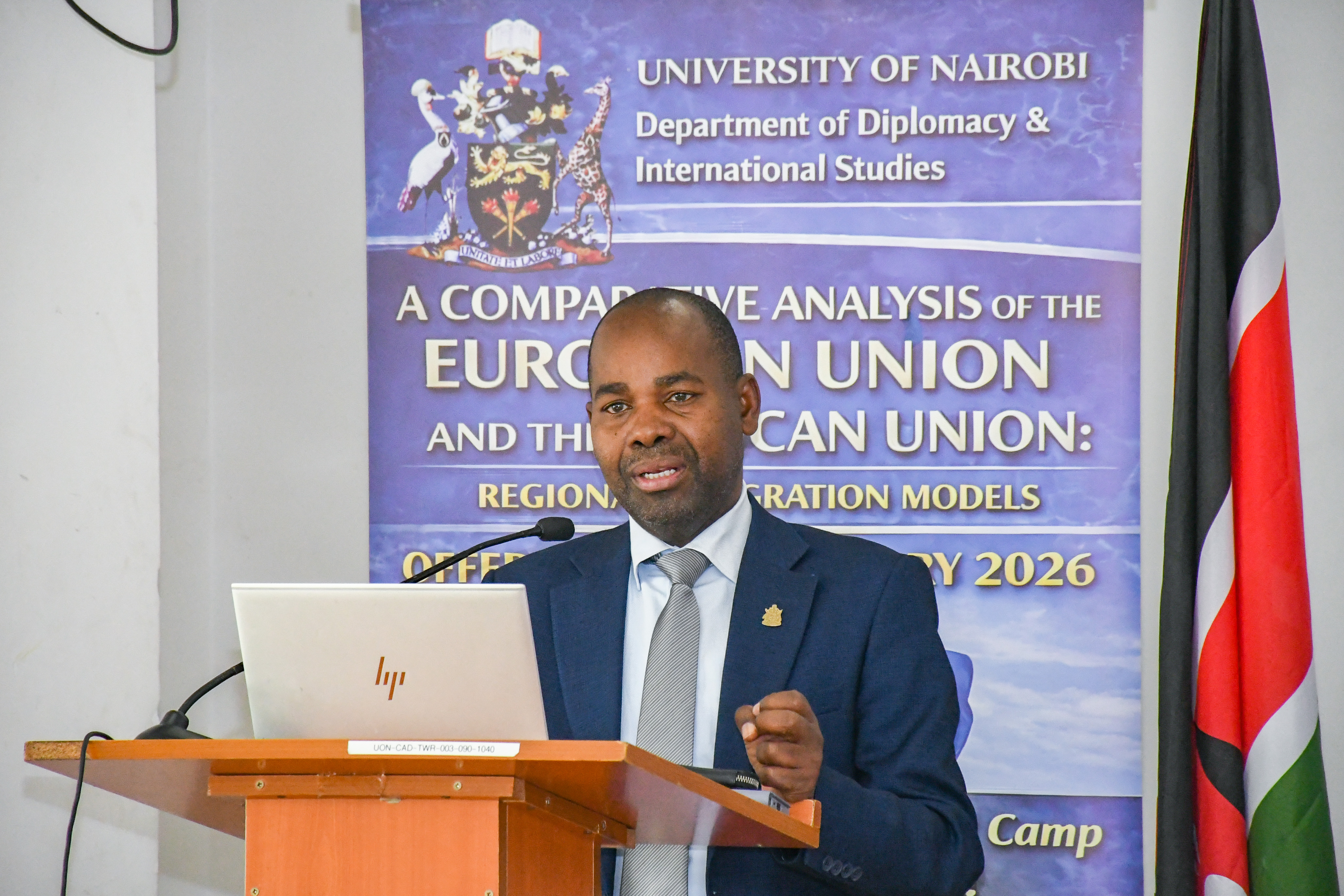 Prof Patrick Maluki, Chair, Dept of Diplomacy and International Studies