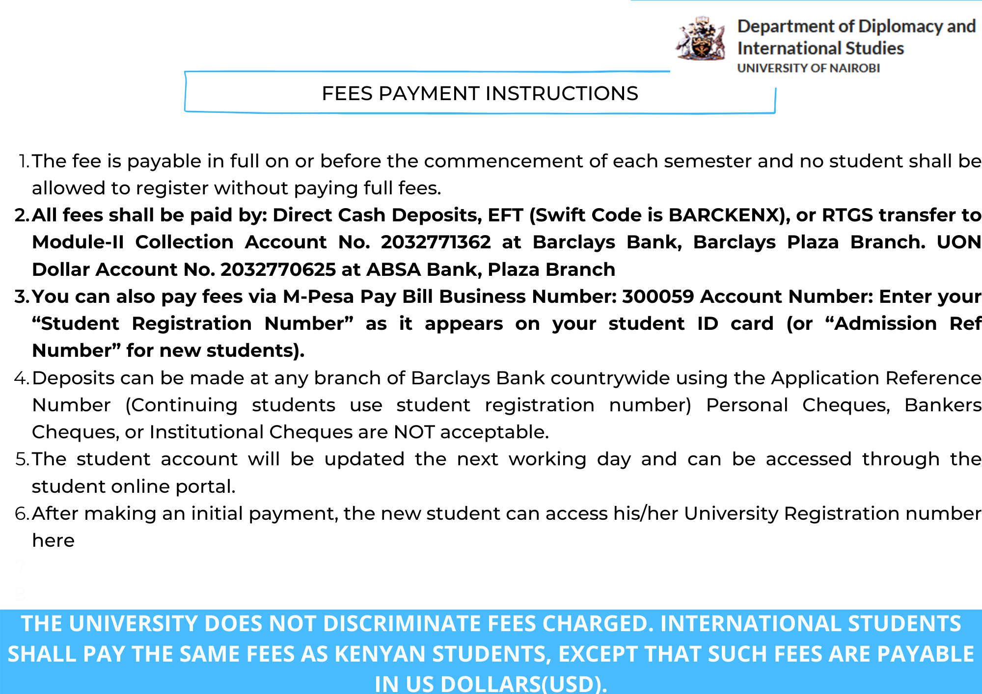 Payment Instructions 